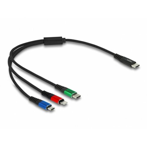 Delock kabel USB TipC 3v1 Lightning/TipC /Mikro 30 cm 86820, (21028083) Cene