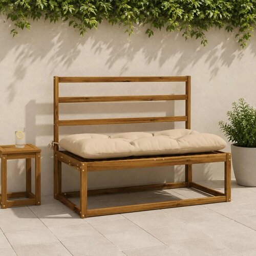  Jastučići za klupe VIANEN 2 kom. 100% poliester Krem - Krem 120 x 50 x 12 cm Cene