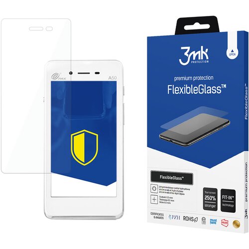 3mk OVITEK ZA TELEFON PAX A50 FLEXIBLEGLASS IZ KALJENEGA STEKLA, (22001520) Cene