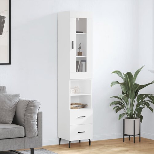 vidaXL Visoka komoda bijeli 34 5x34x180 cm od konstruiranog drva Cene