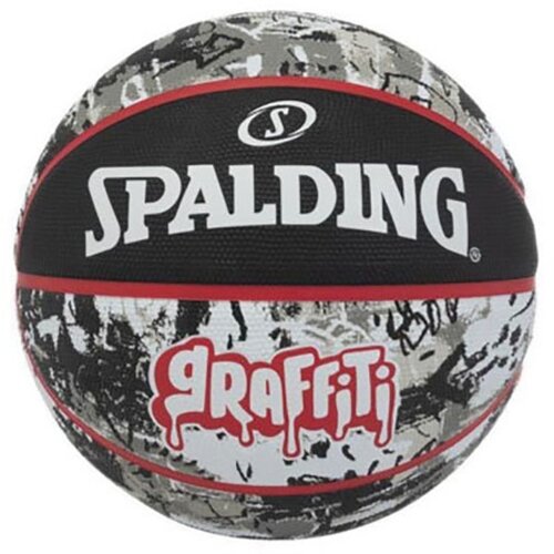 Spalding Košarkaška lopta Graffiti S.7 Out, Siva Cene