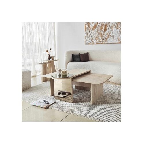 Hanah home Club set stolova Luna, 4 dijela, bež Cijene