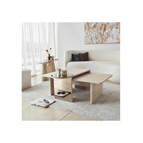 Hanah home Set stolova za kafu Luna Travertine (4 dela) Cene