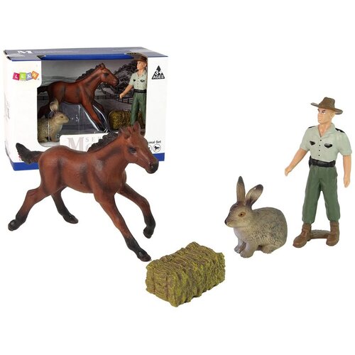  Set figurica farmer s konjem i zecom Cene