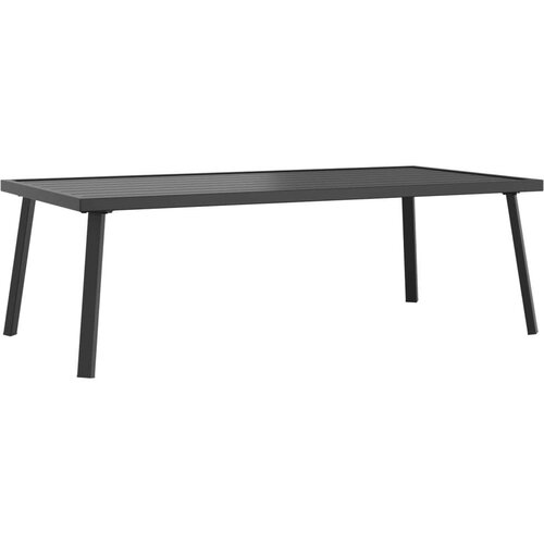 VidaXL Vrtni stolić za kavu antracit 110 x 55 x 35 cm čelični Slike