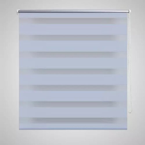 VidaXL Črtasti Zebra Rolo / Senčilo velikost 60 x 120 cm Bela barva Slike