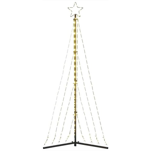 VidaXL LED božićno drvce 339 LED toplo bijelo 187 cm Slike