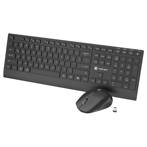 Natec 2-IN-1 SET STINGRAY 2 KEYBOARD+MOUSE US WIRELESS TILT WHEEL Cijene