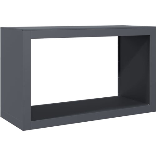  Stalak za drva za ogrjev antracit 100x40x60 cm čelični Slike