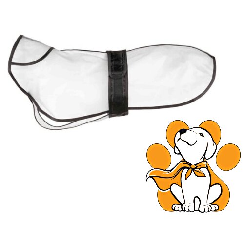 Trixie Dog Raincoat Tarbes M 46cm, PVC Kišni Mantil Za Pse Srednje Veličine Cene
