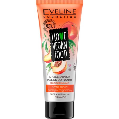 Eveline Cosmetics I Love Vegan Food vlažilni piling za obraz 75 ml Slike