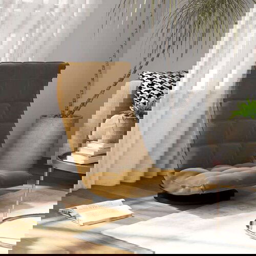  Okretna podna stolica smeđa baršunasta Cijene