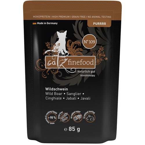 catz finefood Purrrr vrećice 8 x 85 g - No. 109 Divlja svinja Cijene