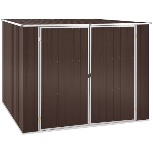 Furnova Vrtna lopa rjava 195x198x159 cm pocinkano jeklo, (21912779) Cene