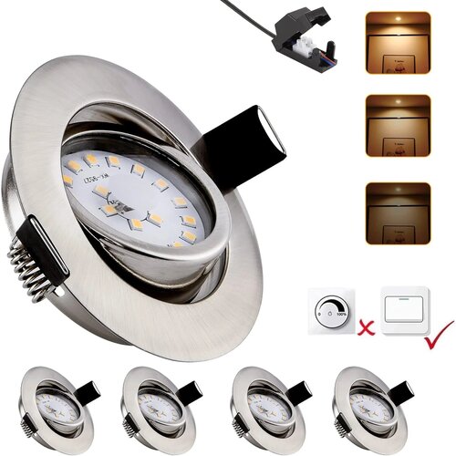 MYCUL 4x 85mm vgradni LED reflektor - 3000 K Slike