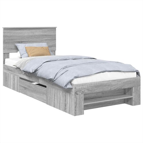  Krevetna konstrukcija Siva Sonoma 80 x 200 cm Konstruirano drvo Slike