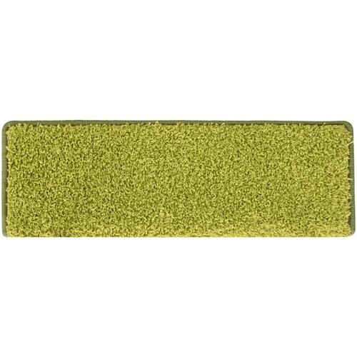  Prostirke za stepenice 30 kom 65x21x4 cm Zelene s pravokutnim rubom Slike