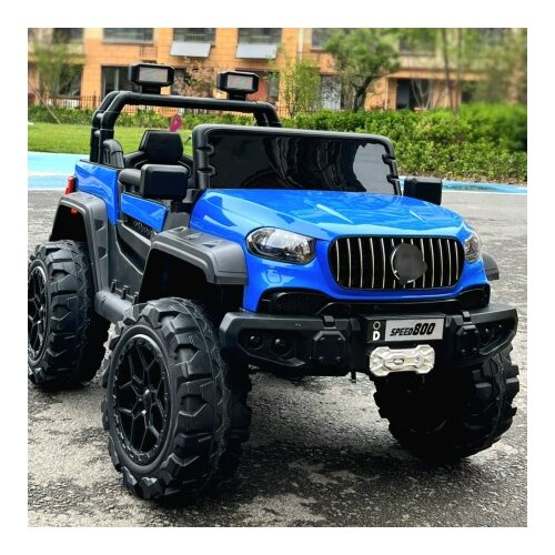  Dečiji auto na akumulator - Terenac 4&times;4 - Mercedes - Plavi Cene