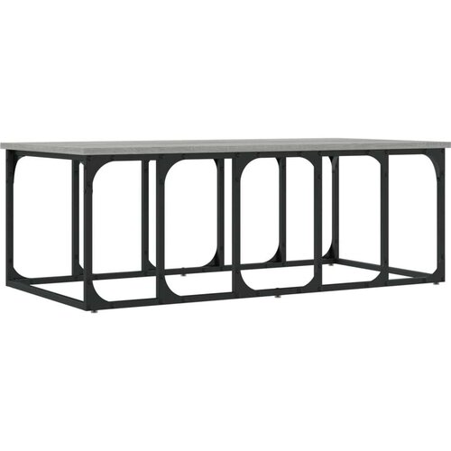 VidaXL Stolić za kavu siva boja hrasta 100x50x35 5cm konstruirano drvo Slike