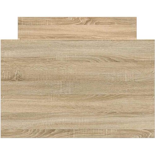  Okvir kreveta s uzglavljem i podnožjem boja hrasta 100 x 200 cm Slike
