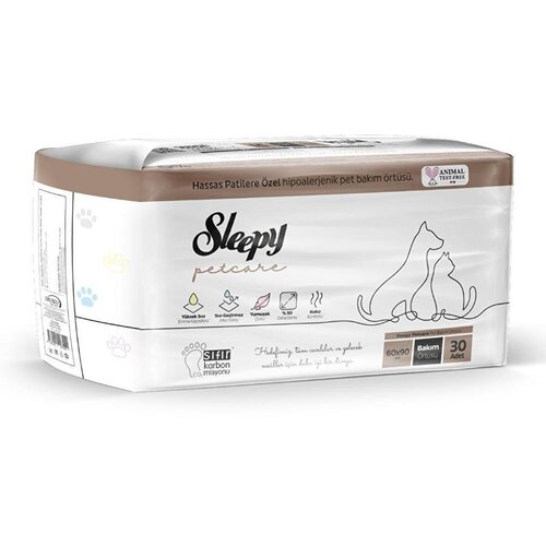 Sleepy petCare podloga / pelena za ljubimce 90x60cm, 30 komada Slike