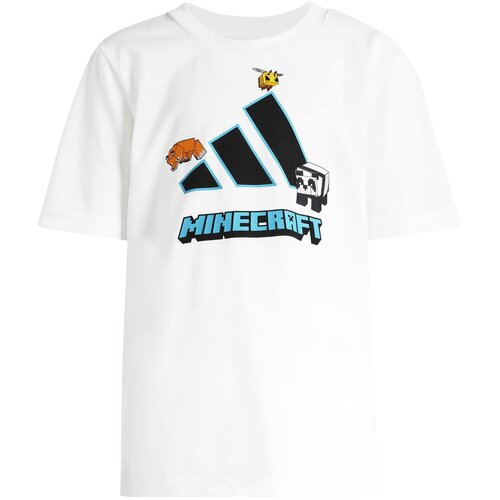 Adidas Funkcionalna majica 'Minecraft' oranžna / črna / bela Cene