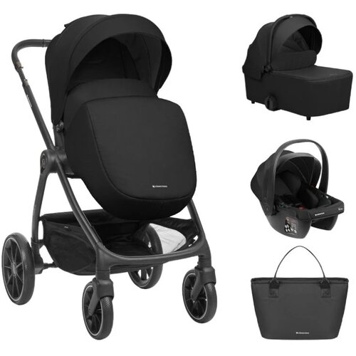 Kikka Boo kolica za bebe 3u1 Modena Black, 0m+ Cene