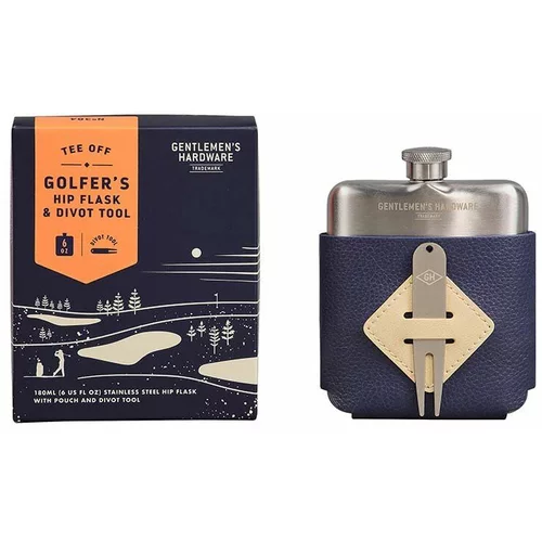 Gentlemen's Hardware Prisrčnica Golfers Hip Flask & Divot Tool