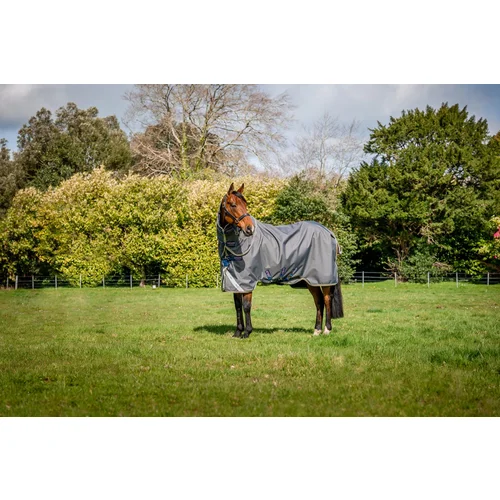 Horseware Ireland Pregrinjalo Amigo Bravo 12 Plus Turnout Lite, Shadow/Navy & Rose - 130 cm