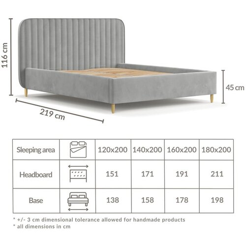 Maison de R&amp;ecirc;ve Mentol zeleni tapecirani bračni krevet s prostorom za odlaganje s podnicom 180x200 cm Noto &amp;ndash; Slike