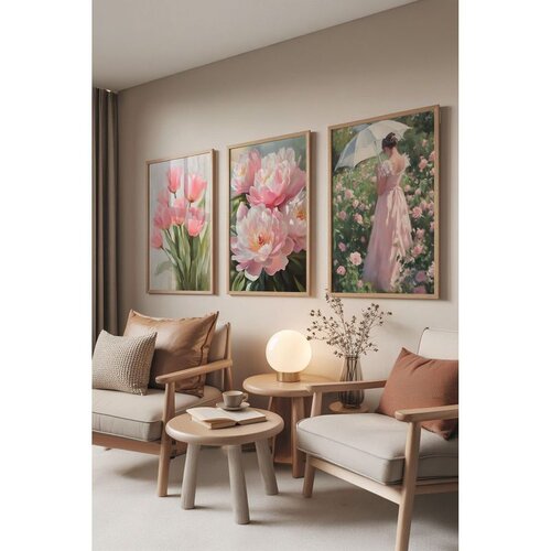 WALLXPERT Ç-300894 - 5070 višebojni set dekorativnih slika (3 komada) Cene
