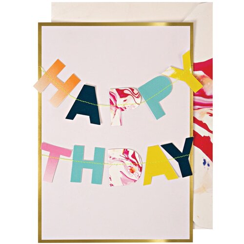 Meri Meri Vo&amp;scaron;čilnica Marble Birthday &amp;ndash; Slike