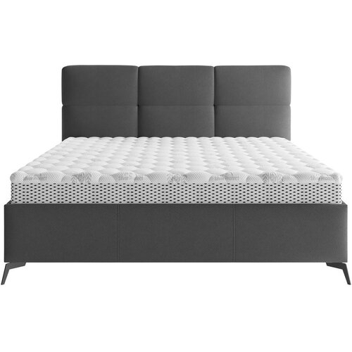 CARRYHOME OBLAZINJENA POSTELJA 140 cm x 200 cm , tekstil antracit Slike