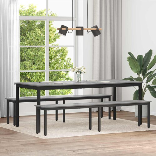  Klupa Siva Sonoma 200 x 35 x 45 cm Konstruirano drvo Cijene
