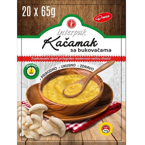 Interpak Kačamak instant posni sa bukovačom 20x65g Cene