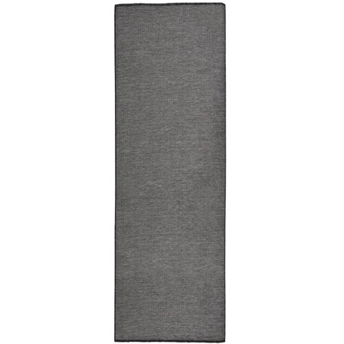 vidaXL zunanja preproga ploščato tkanje 80x250 cm siva Cene