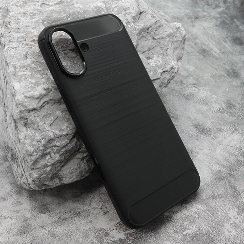  maska silikon brushed za iphone 16 plus/ crna Cene