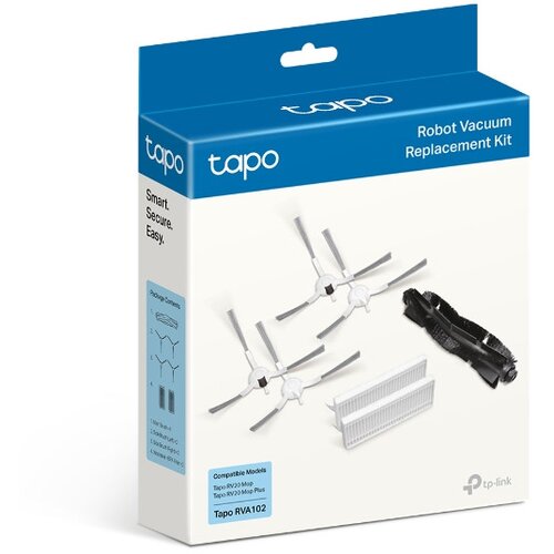 Tp-link Tapo RVA105 Robot Vacuum Replacement Kit, Main Brush x1, Side Brush x2, HEPA Filter x2, Suitable for Tapo RV30 Max Plus, Tapo RV30 Max, Tapo RV20 Max Plus, Tapo RV20 Max Cijene