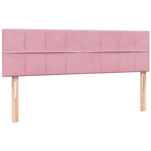 Box Spring krevet s madracem ružičasti 140x220 cm bar&amp;scaron;un Slike