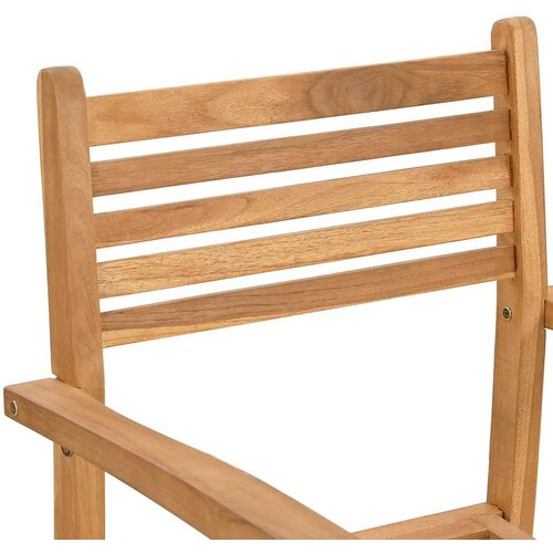  Stolica 4 pcs Smeđa 56 x 55 x 90.5 cm Čvrsto teak drvo Slike