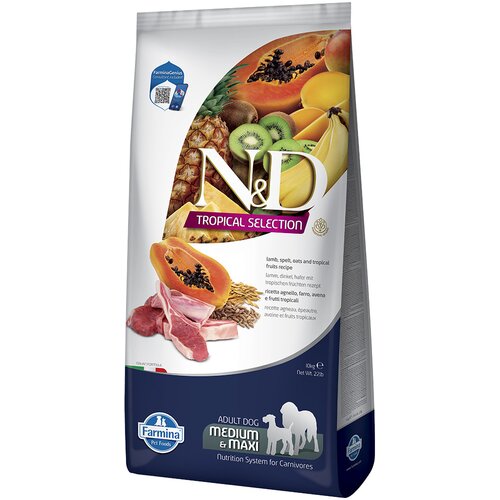 N&d Dog Tropical Selection Adult Medium/Maxi s janjetinom - 2 x 10 kg Cijene