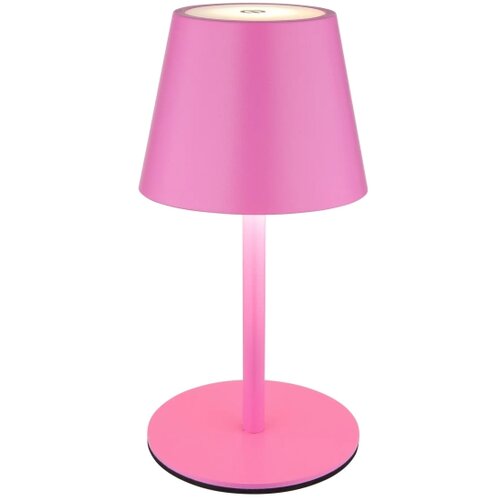 Globo 58488P-LED Stona lampa VANNIE 3W/5V IP54 1800mAh, ružičasta &amp;mdash; dodirna, punjiva, sa prigu&amp;scaron;iva, pogodna za spolja&amp;scaron;nju upotrebu Slike