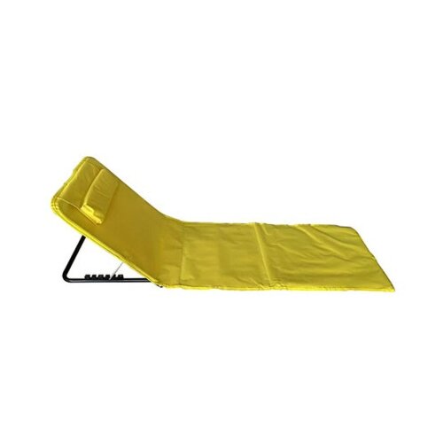 Ležaljka sklopiva za plažu 140x39cm Žuta LP-722000Žuta Slike