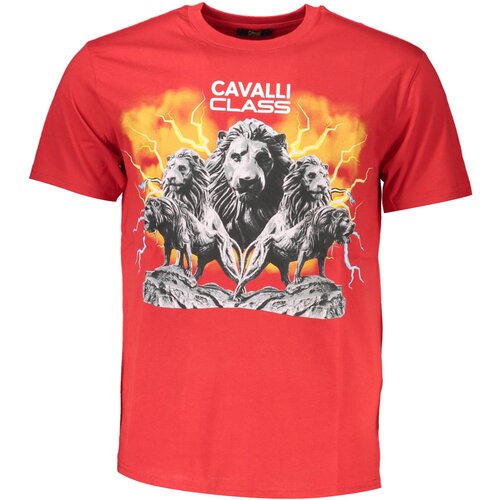 Cavalli Class SHORT SLEEVE T-SHIRT MEN RED Cene