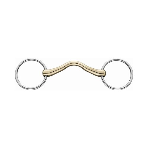 Sprenger CM Mullen Mouth Snaffle, brzda, 16 mm trdi nastavek Mullen Mouth s priključkom - Sensogan - 120 mm Slike