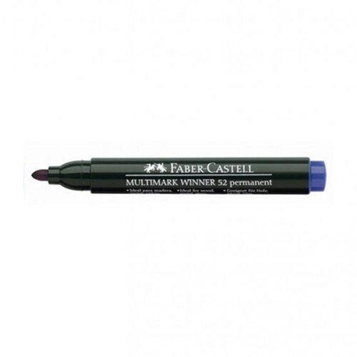  Permanent Marker Faber Castell plavi obli 52 13864 (157851) Slike