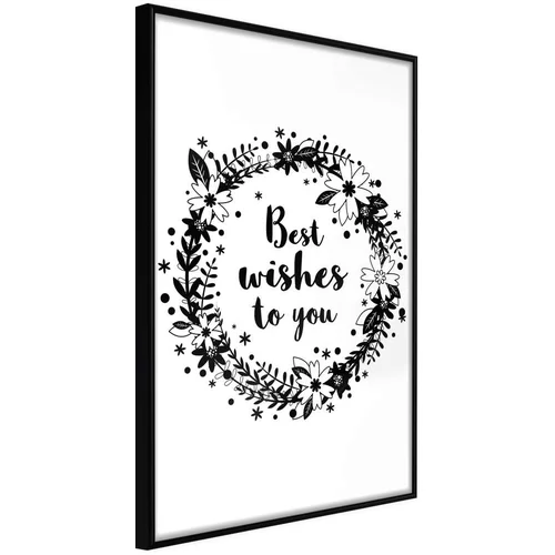  Poster - Best Wishes 20x30