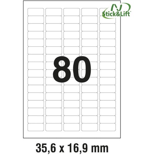 ETIKETE ILK 35,6X16,9MM ODLJEPLJIVE PK25L ZWECKFORM L4732REV-25 Cijene