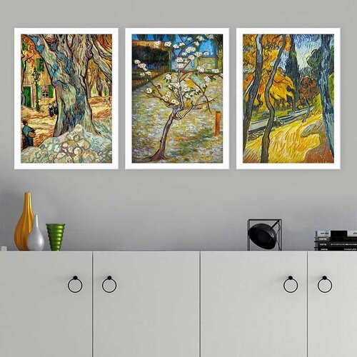 Wallity Set uramljenih slika 3BC_UN87641, 3 Dela Cene