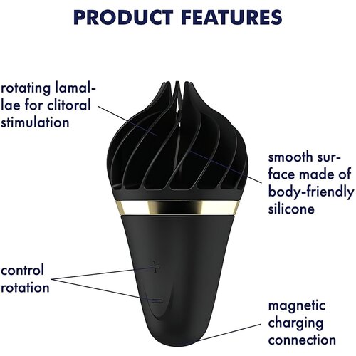 Satisfyer vibrator - Sweet Treat Spinnator, crni Cijene